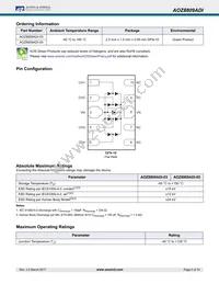 AOZ8809ADI-05 Datasheet Page 2