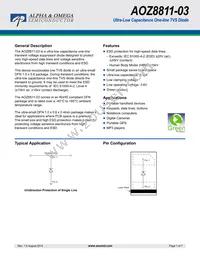 AOZ8811DT-03 Datasheet Cover