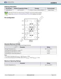 AOZ8819DI-05 Datasheet Page 2