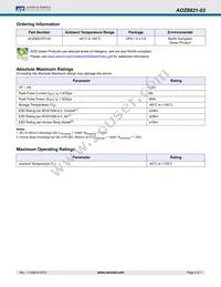 AOZ8821DT-03 Datasheet Page 2