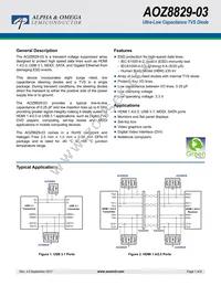 AOZ8829DI-03 Datasheet Cover