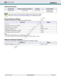 AOZ8831ADI-05 Datasheet Page 2