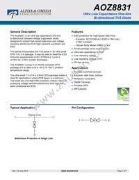 AOZ8831DI-05 Datasheet Cover