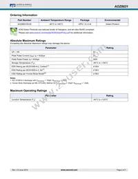 AOZ8831DI-05 Datasheet Page 2