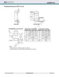 AOZ8831DT-03 Datasheet Page 5