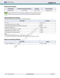 AOZ8831DT-05 Datasheet Page 2