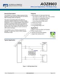 AOZ8903CI Datasheet Cover