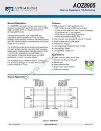 AOZ8905CI Datasheet Cover