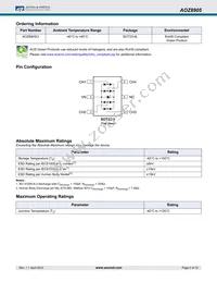 AOZ8905CI Datasheet Page 2