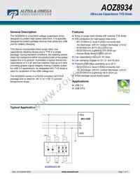 AOZ8934CI-26 Datasheet Cover