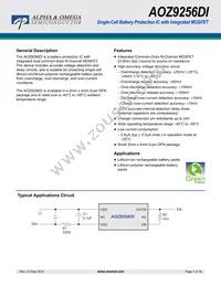 AOZ9256DI Datasheet Cover