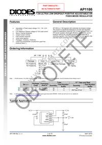 AP1186T5-50L-U Datasheet Cover