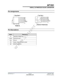 AP1501-K5L-13 Datasheet Page 2