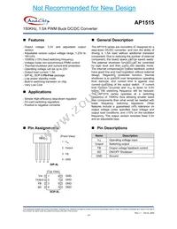 AP1515-SL-13 Datasheet Cover