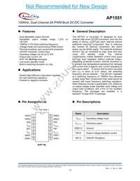 AP1551SL-13 Datasheet Cover