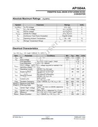 AP1604AWL-7 Datasheet Page 3