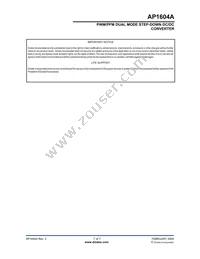 AP1604AWL-7 Datasheet Page 7