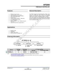 AP2008SL-13 Datasheet Cover