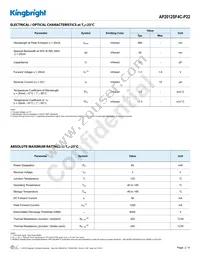 AP2012SF4C-P22 Datasheet Page 2