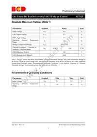 AP2113AMTR-G1 Datasheet Page 5