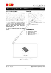 AP2160KTR-G1 Datasheet Cover