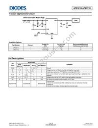 AP2161DMPG-13 Datasheet Page 2