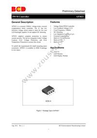 AP3021MTR-G1 Datasheet Cover