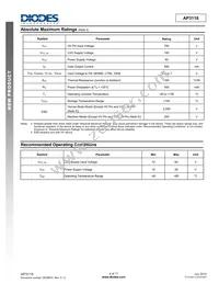 AP3118GSTR-G1 Datasheet Page 4