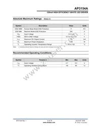 AP3154AFG-7 Datasheet Page 4