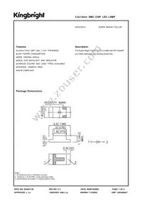 AP3216SYC Datasheet Cover