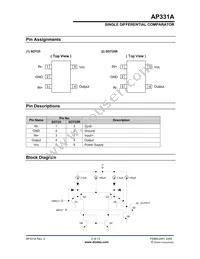 AP331AWRG-7 Datasheet Page 2