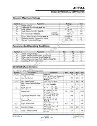 AP331AWRG-7 Datasheet Page 3