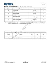 AP3405SHE-7 Datasheet Page 3