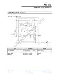 AP34063S8L-13 Datasheet Page 3