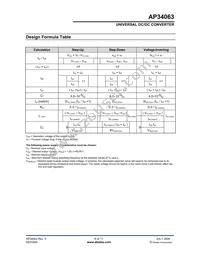 AP34063S8L-13 Datasheet Page 8