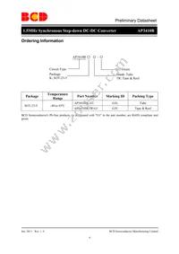 AP3410BKTR-G1 Datasheet Page 4