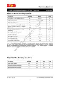 AP3410BKTR-G1 Datasheet Page 5