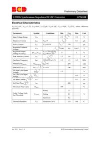 AP3410BKTR-G1 Datasheet Page 6