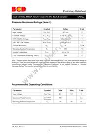 AP3422DNTR-G1 Datasheet Page 4