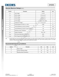 AP3445W6-7 Datasheet Page 4