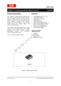 AP3503FMPTR-G1 Datasheet Cover