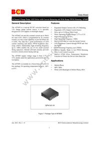 AP3605FNTR-E1 Datasheet Cover