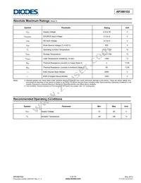 AP3981D2S-13 Datasheet Page 4