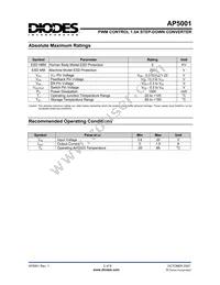 AP5001SG-13 Datasheet Page 3