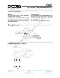 AP5001SG-13 Datasheet Page 8