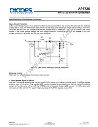 AP5725WUG-7 Datasheet Page 10