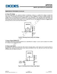 AP5725WUG-7 Datasheet Page 11