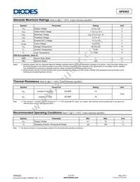 AP6502SP-13 Datasheet Page 3