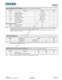 AP65403SP-13 Datasheet Page 3