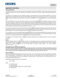 AP65502SP-13 Datasheet Page 8